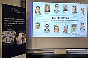 Folie mit den Gesichtern und Namen der neuen nTTP-GCT-Geförderten