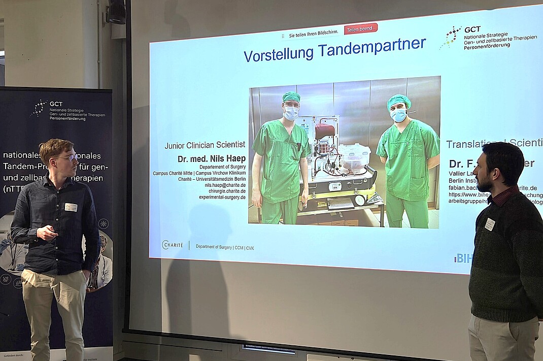 Das 5. neue Tandem präsentiert sein GCT-Projekt