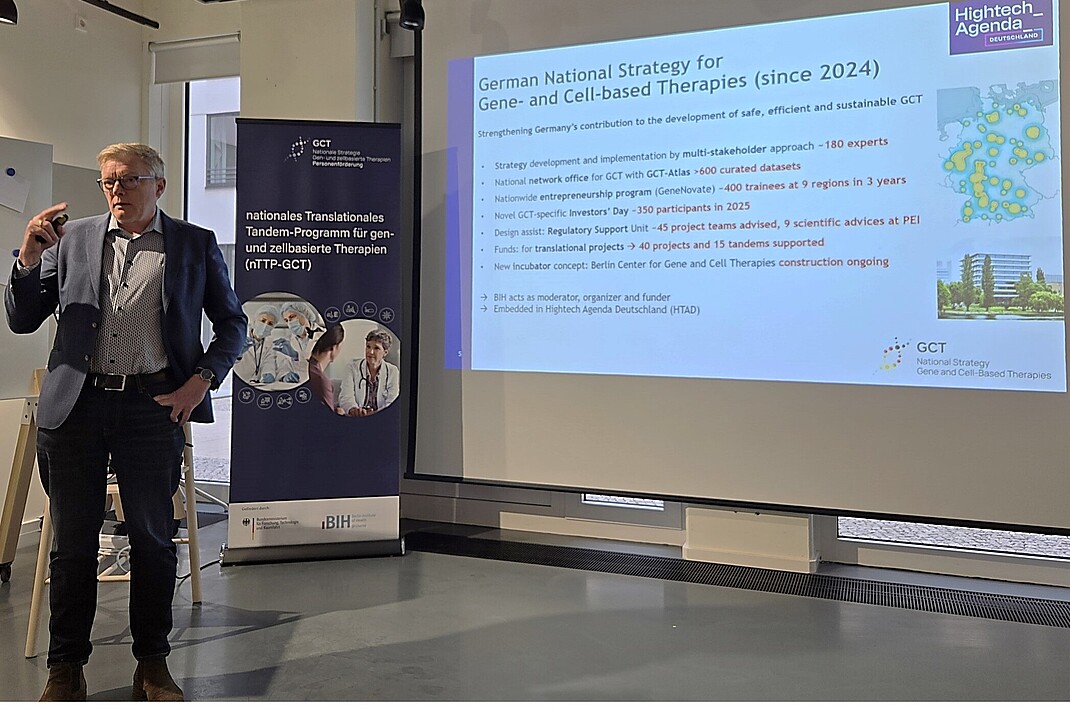 Prof. Christopher Baum bei seinem Grußwort