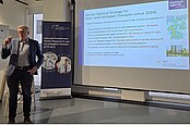 Prof. Christopher Baum bei seinem Grußwort