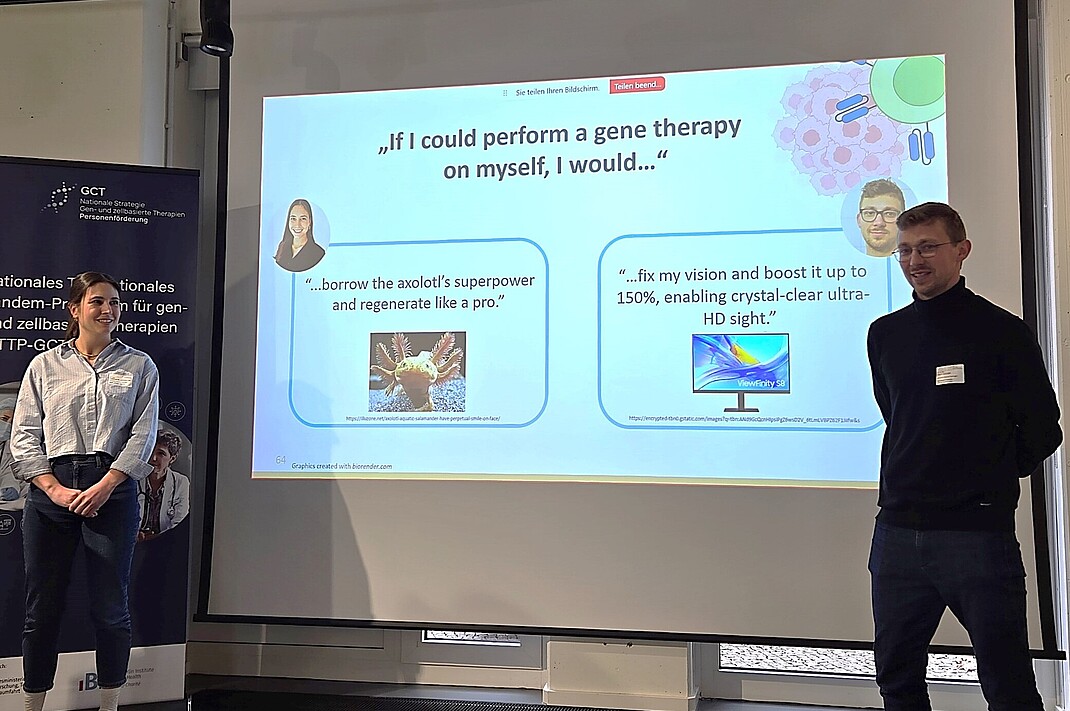 Das erste neue Tandem präsentiert sein GCT-Projekt