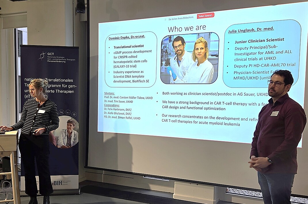 Das 2. neue Tandem präsentiert sein GCT-Projekt